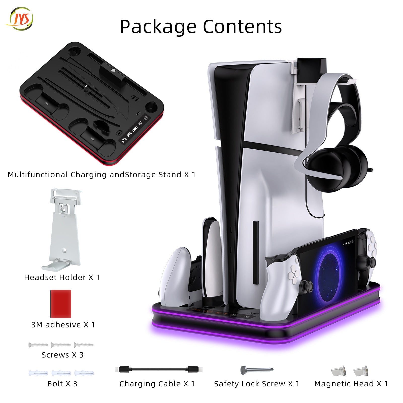 Ps5/Ps5 Slim Multifunctional Cooling Storage Base